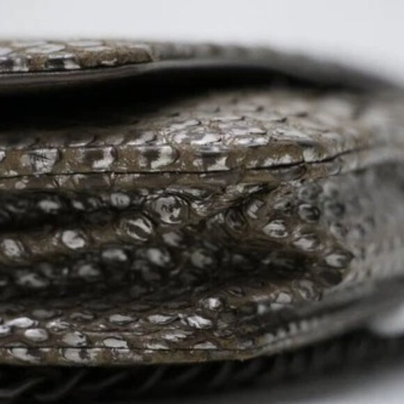 Chanel Python Classic Wallet On Chain - Picture 10 of 15